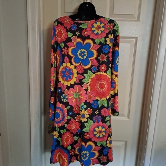 Deerose multicolored floral blouse size large - Picture 6 of 7